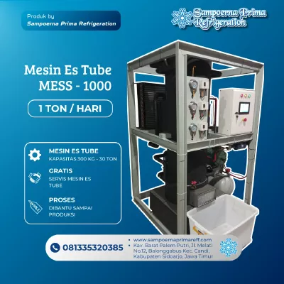 Mesin Es Kristal 1 Ton Industri Produksi Sampoerna Prima Refrigeration
