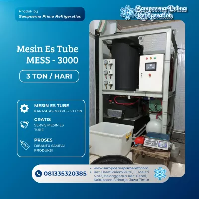 Mesin Es Kristal 3 Ton Industri Produksi Sampoerna Prima Refrigeration