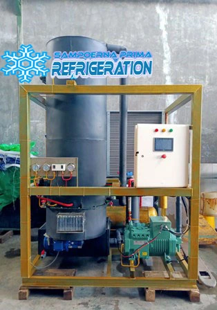 Mesin es tube kapasitas 3 ton produksi Sampoerna Prima Refrigeration